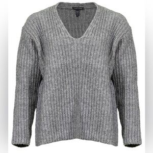 Eileen Fisher Wool Blend Loft Box Top in Beige S